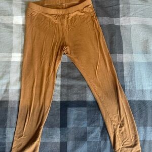 Kids Stretch Knit Bottoms in Nutmeg